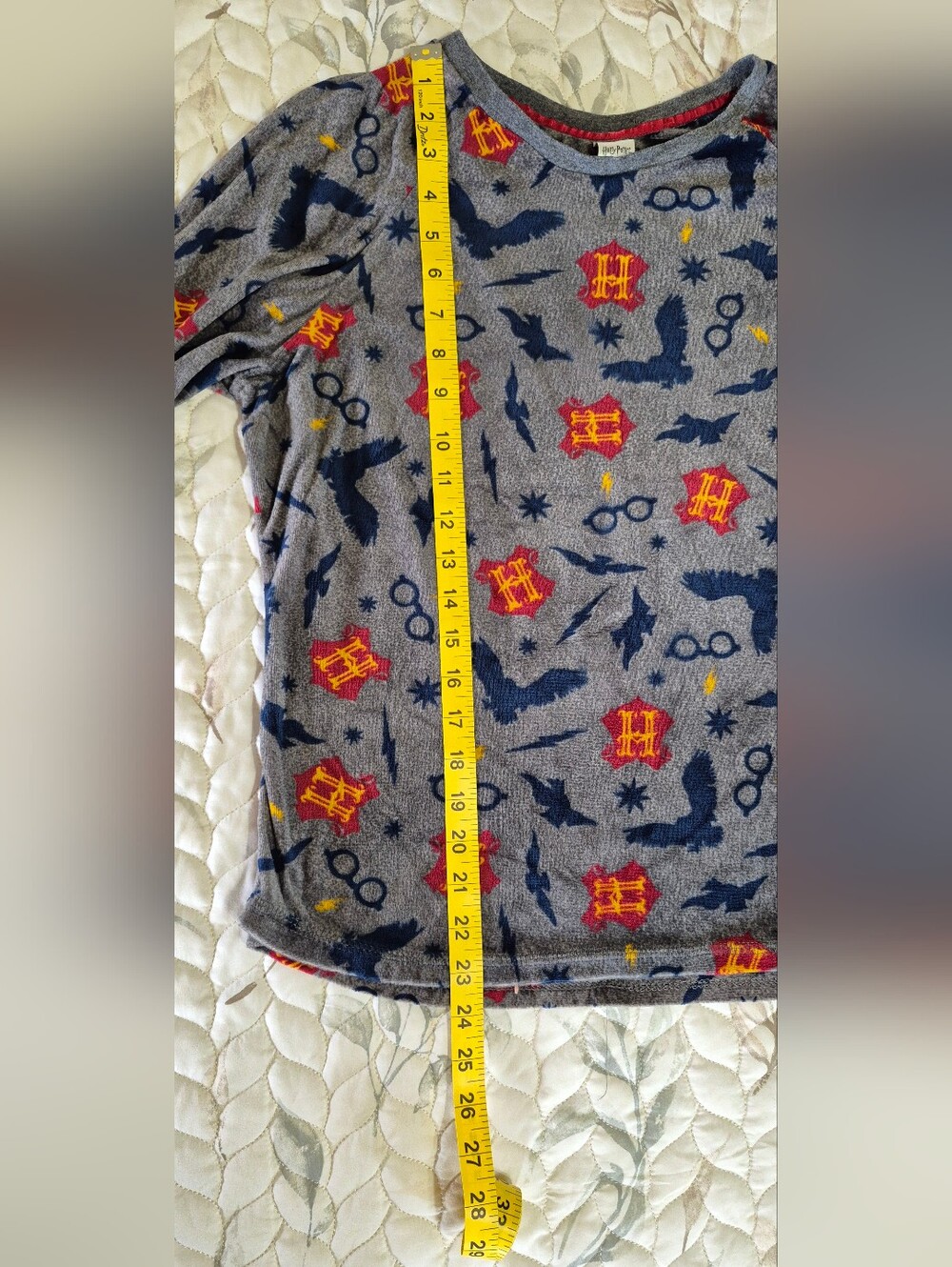 Womens Harry Potter Theme Pajama Sets - Navy & Gray - Picture 5 of 13